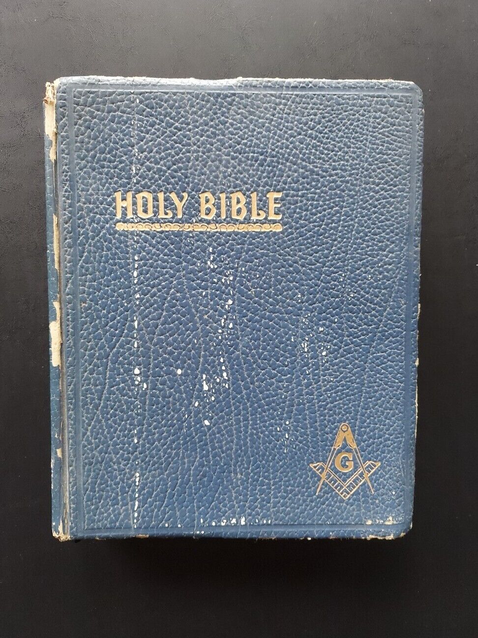 Giant Holy Bible Red Letter Masonic Edition Cyclopedic Index Hertel VTG 1965-66