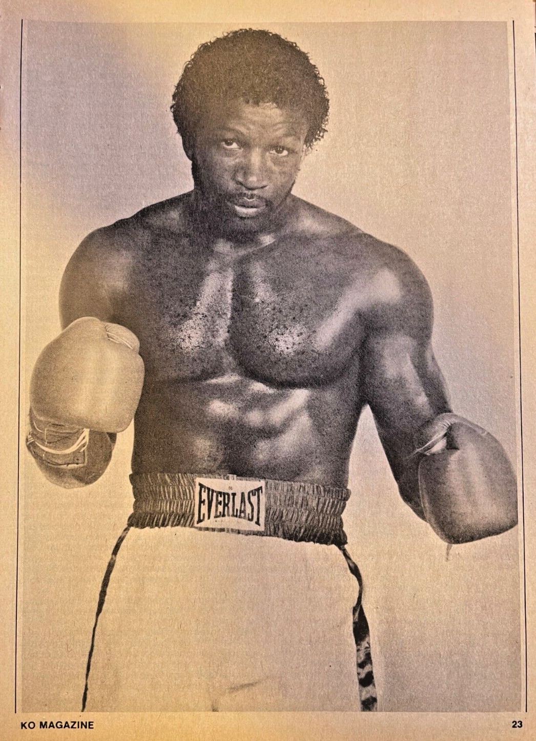 1981 Boxer Mike Weaver