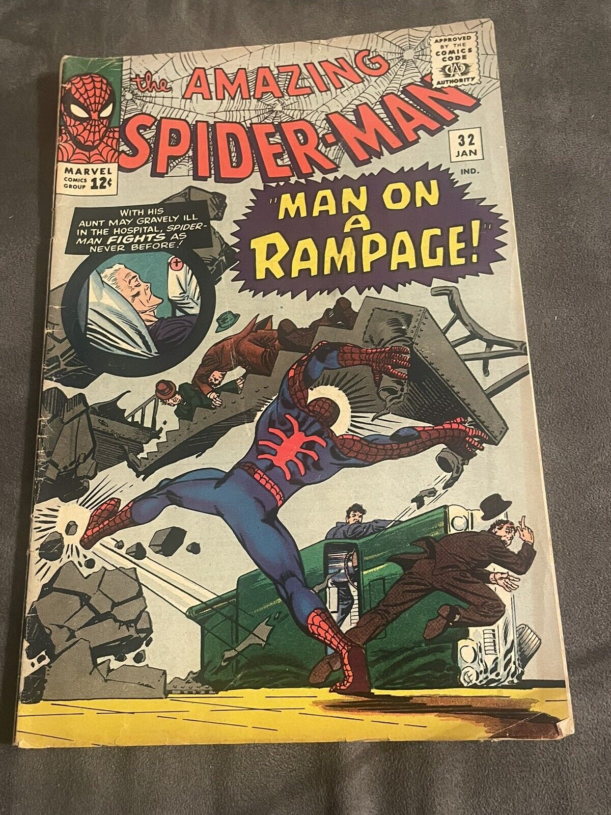 1966 Amazing Spider-Man Comic #32 Silverage  Comic book 