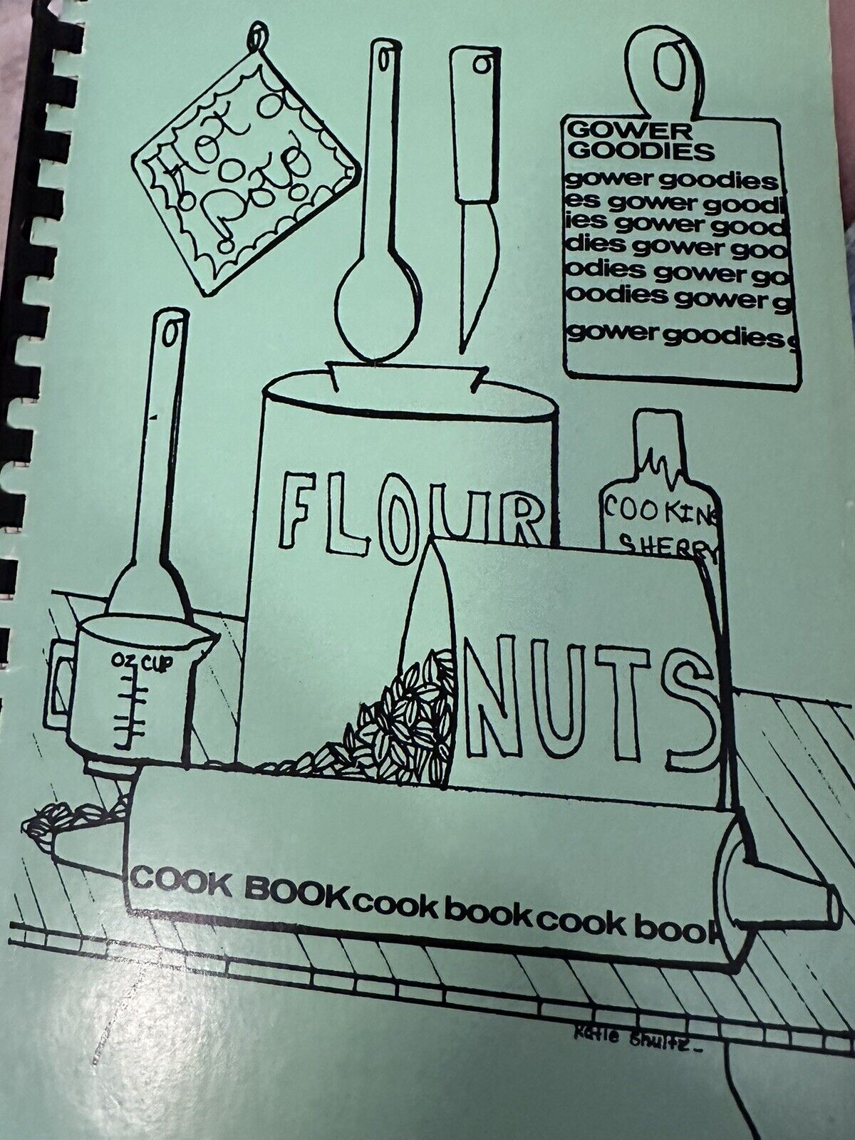 VTG ‘77 Gower Goodies School Disctrict #62 PTO Community Cookbook Willowbrook IL