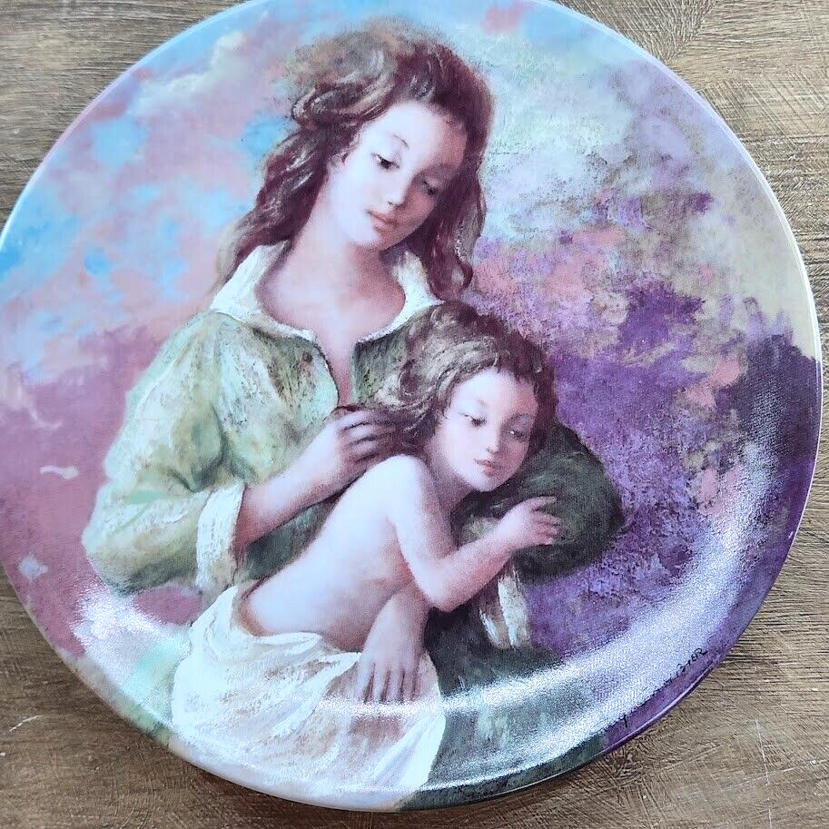 VTG D\'Arceau Limoges Porcelain Plate Guy Cambier Mother\'s Day 1983 Signed w/ COA