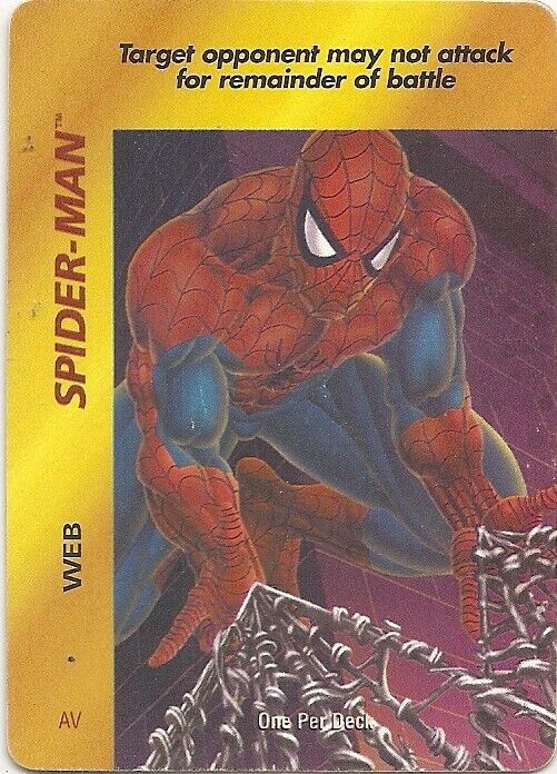 Marvel OVERPOWER SPIDER-MAN WEB special - OPD - Rare - Original OP