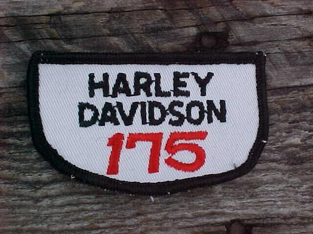ORIG MID 1970s AMF HARLEY DAVIDSON 175 PATCH VINTAGE 2-STROKE NOS SCARCE