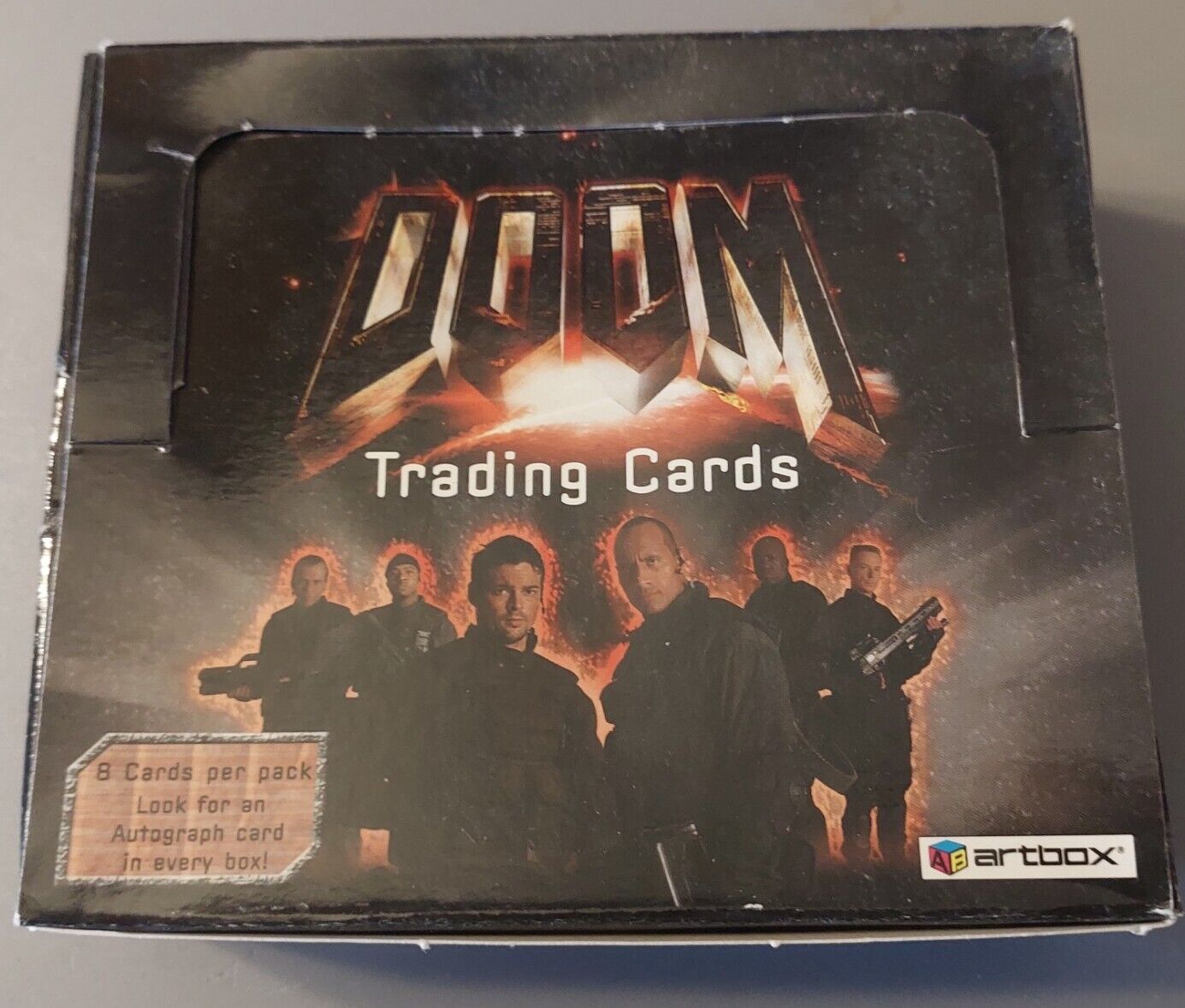 2005 Artbox Doom the Movie Open card box w/24 sealed hobby packs (no autograph)