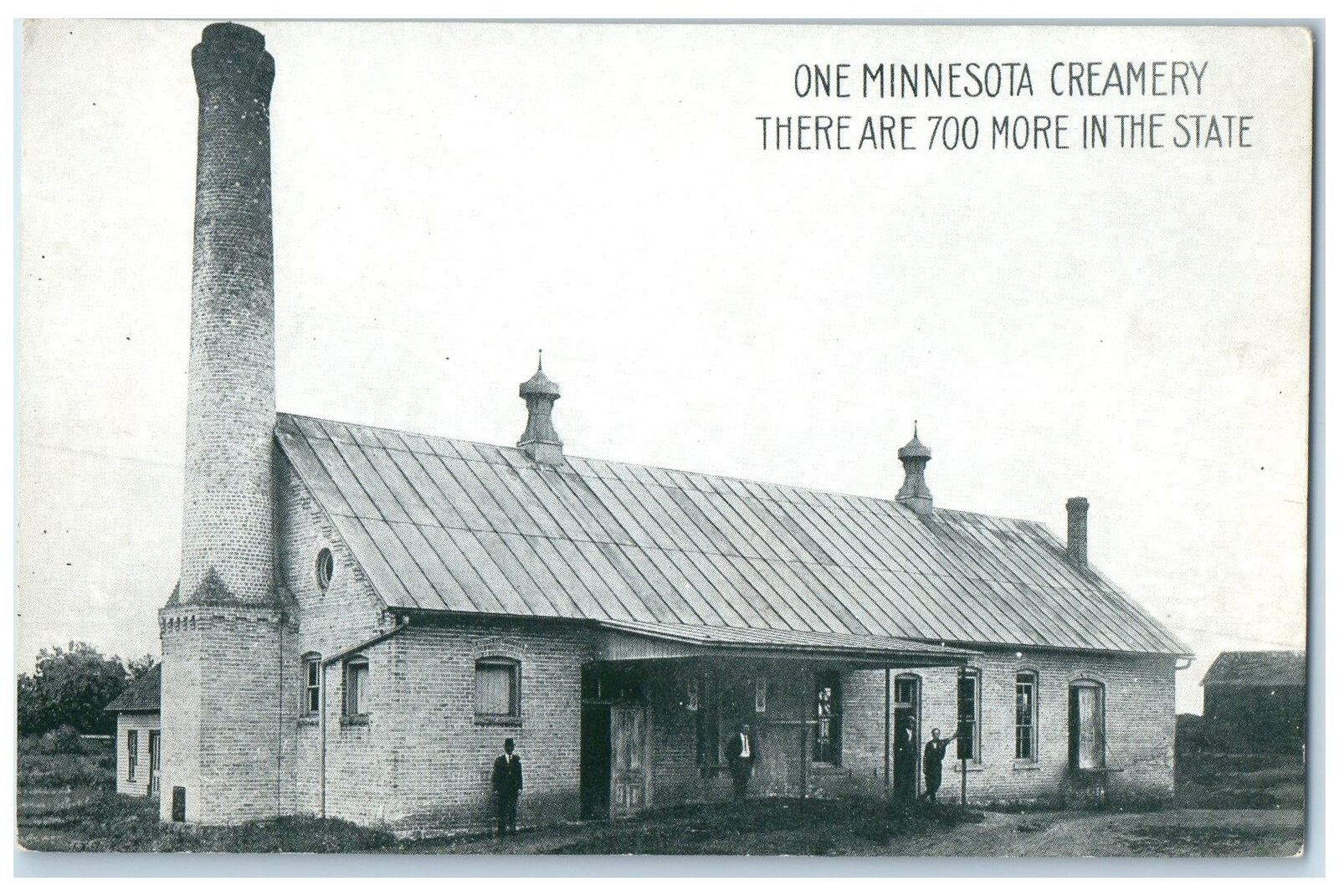 c1940's One Minnesota Creamery Dairy Exterior Scene Minnesota Unposted Postcard