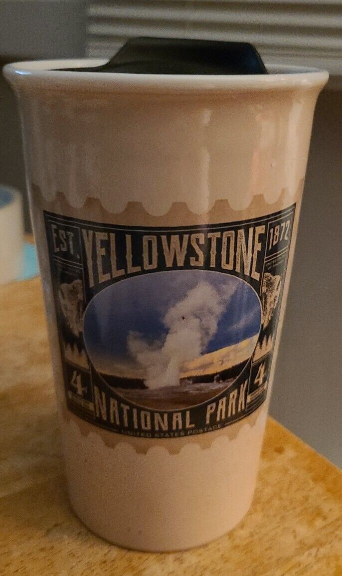 Est 1872 Yellowstone National Park Old Faithful Ceramic Coffee Mug Souvenir Shop