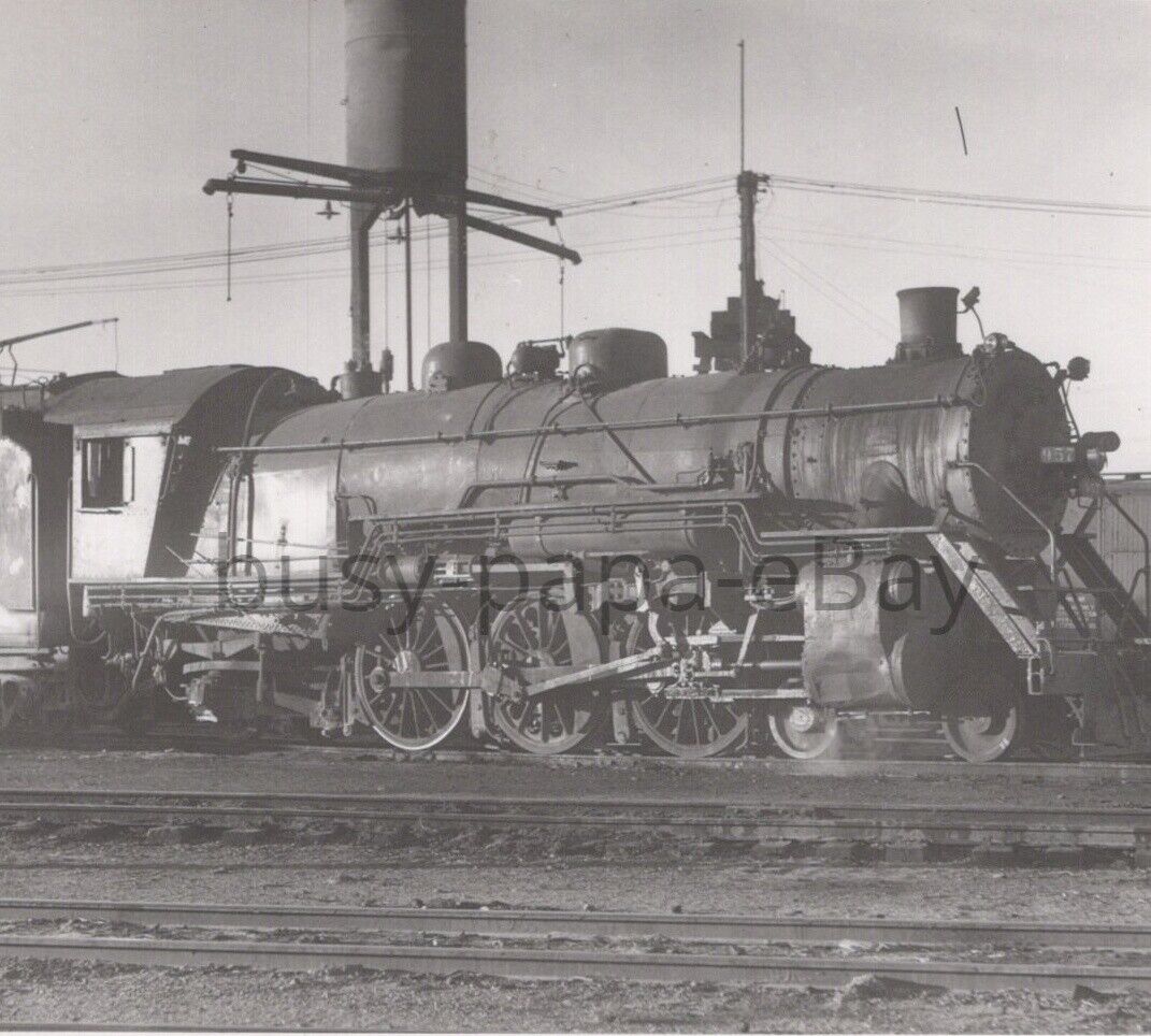 1949 RPPC Rock Island Lines Locomotive 4-6-2 957 Goodland Kansas Postcard