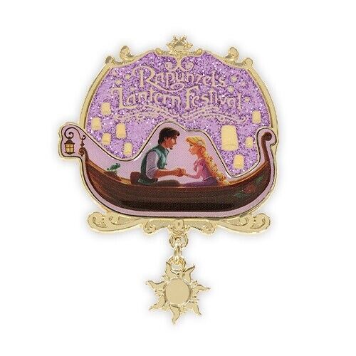 Japan Tokyo Disney Resort Store Pin Badge Rapunzel Lantern Festival new