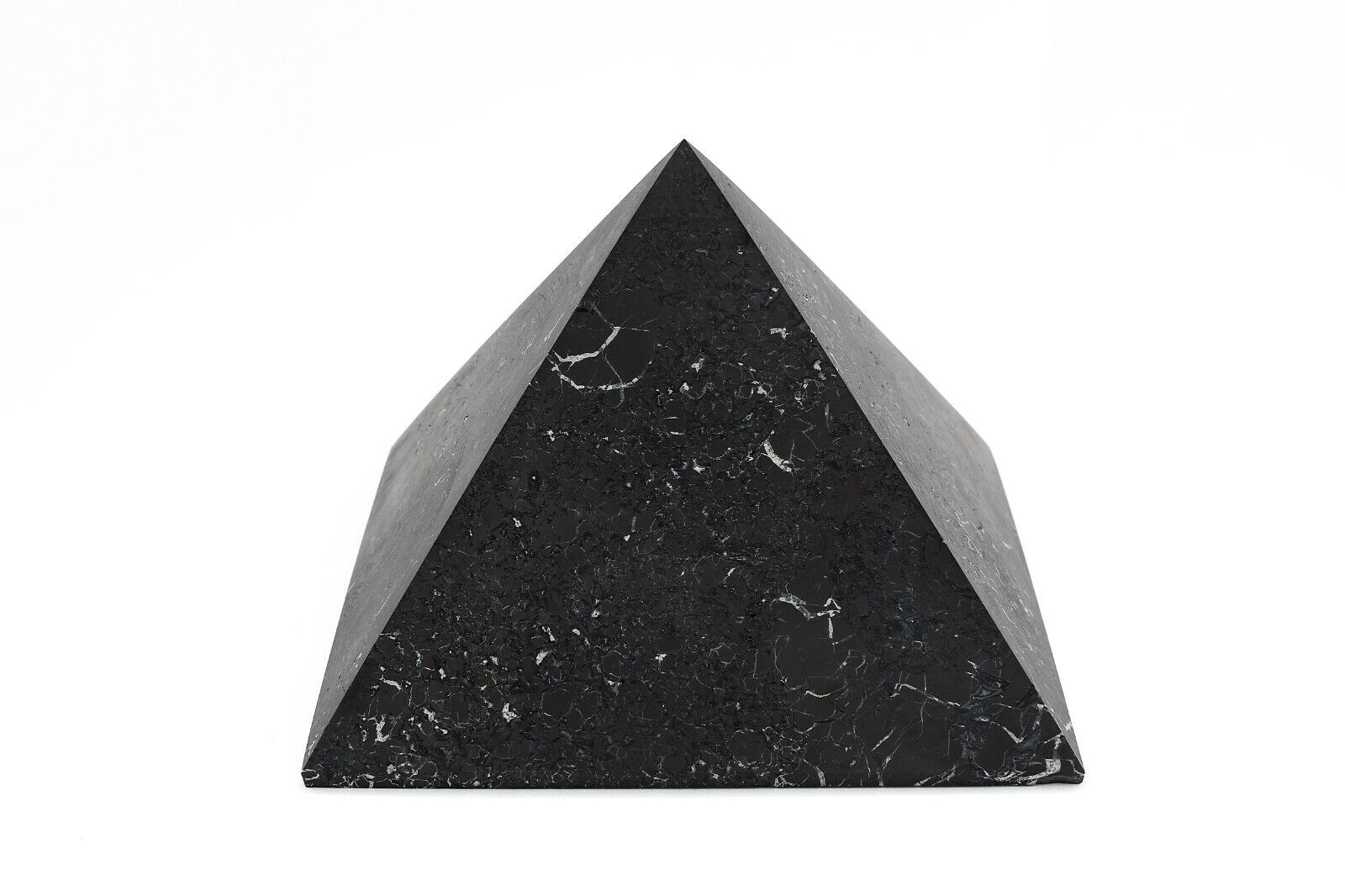 Pyramid Unpolished shungite 200x200mm 7,87 inches SUPER EMF home protection