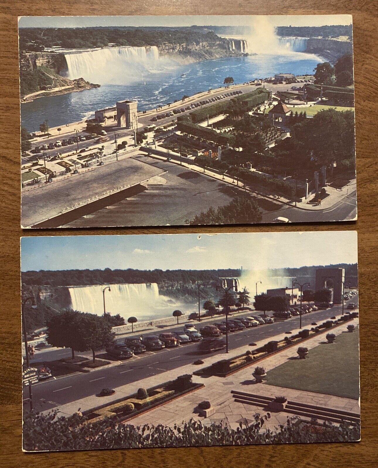 (2) Vintage Niagara Falls Ontario Canada Gen. Brock Hotel Postcards x2 P9j14