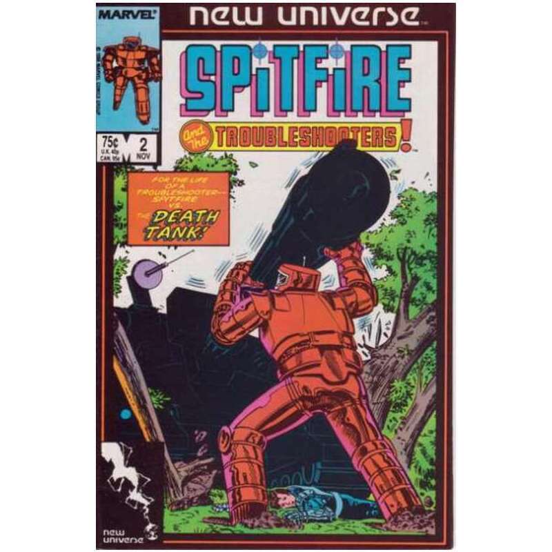 Spitfire and the Troubleshooters #2 in Very Fine condition. Marvel comics [u\'