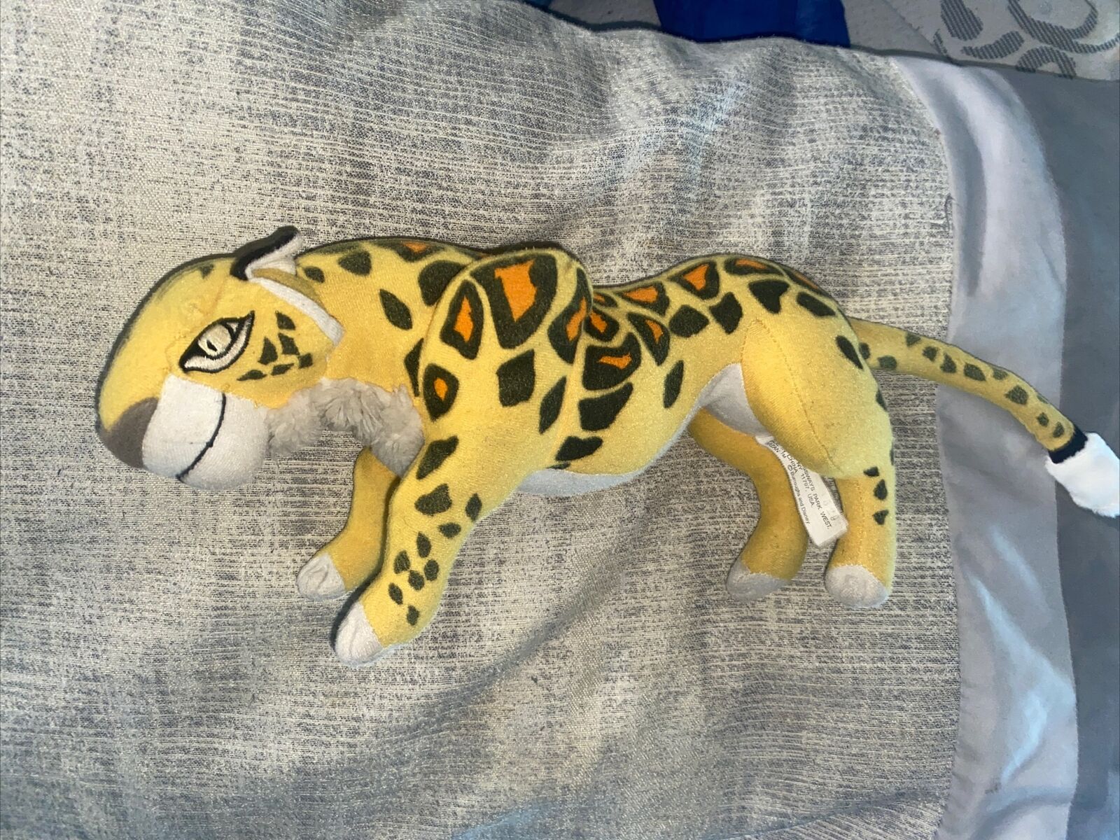 Tarzan Vintage Mattel Arco Toys Disney Sabor Leopard Plush Figure 16\