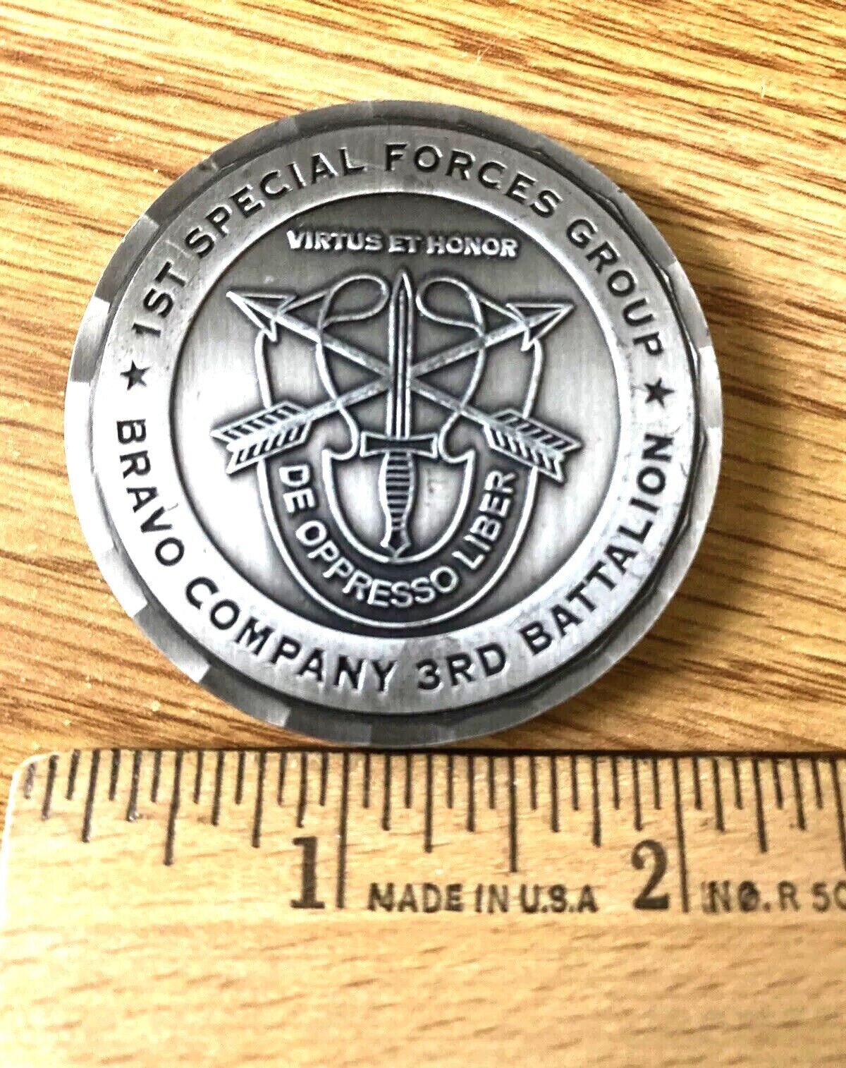 IRAQ WAR SPECIAL FORCES OIF IV B 3/1 AOB 180 1st SFG CHALLENGE COIN All ODA 2006