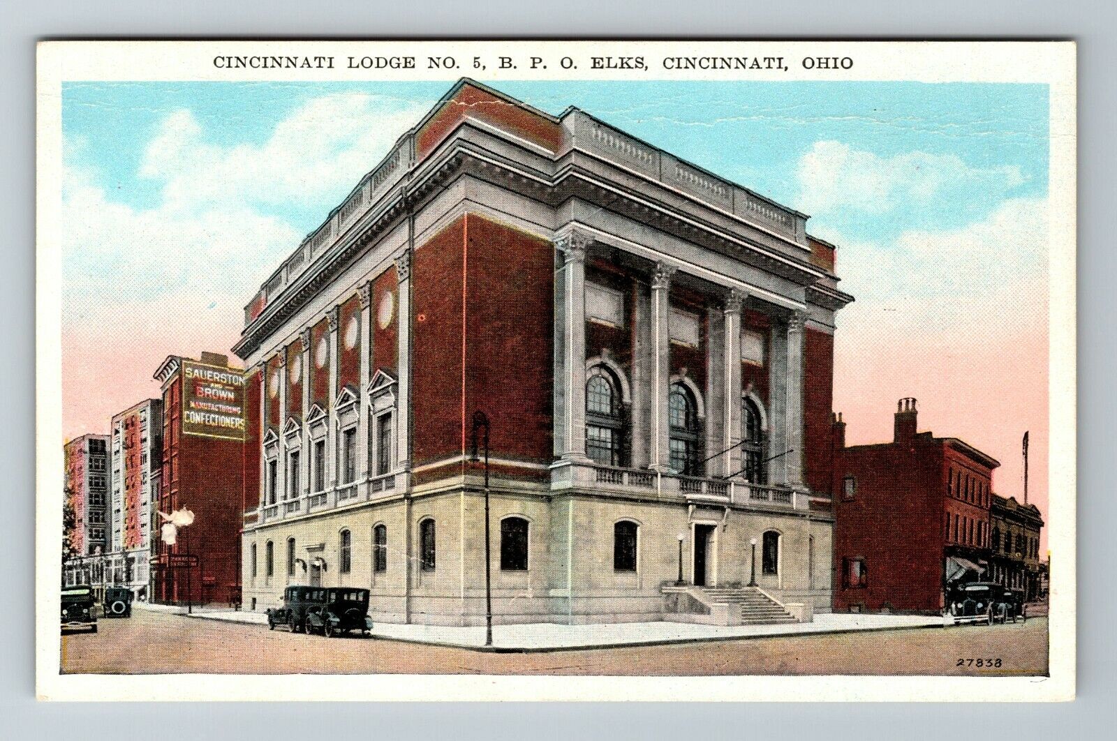 Cincinnati OH-Ohio, Cincinnati Lodge, Exterior, Vintage Postcard