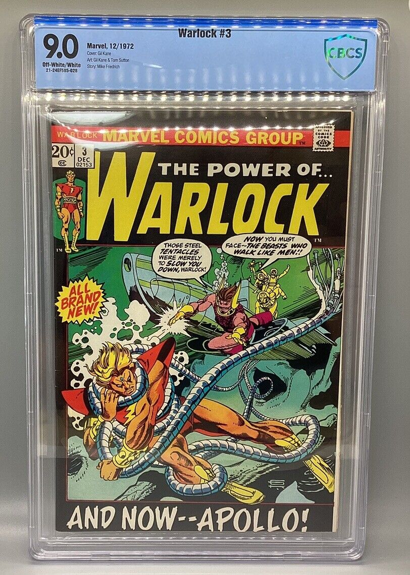 Warlock #3 - Marvel - 1972 - CBCS 9.0 - Comic Book