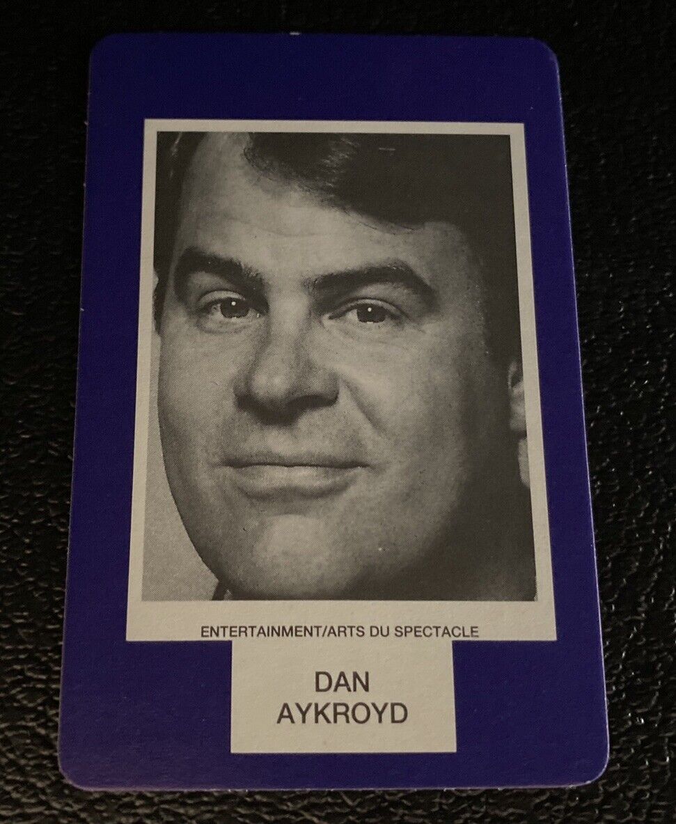 Dan Aykroyd Card Print Flaw Error 1993 Face To Face Guessing Game Trading Canada