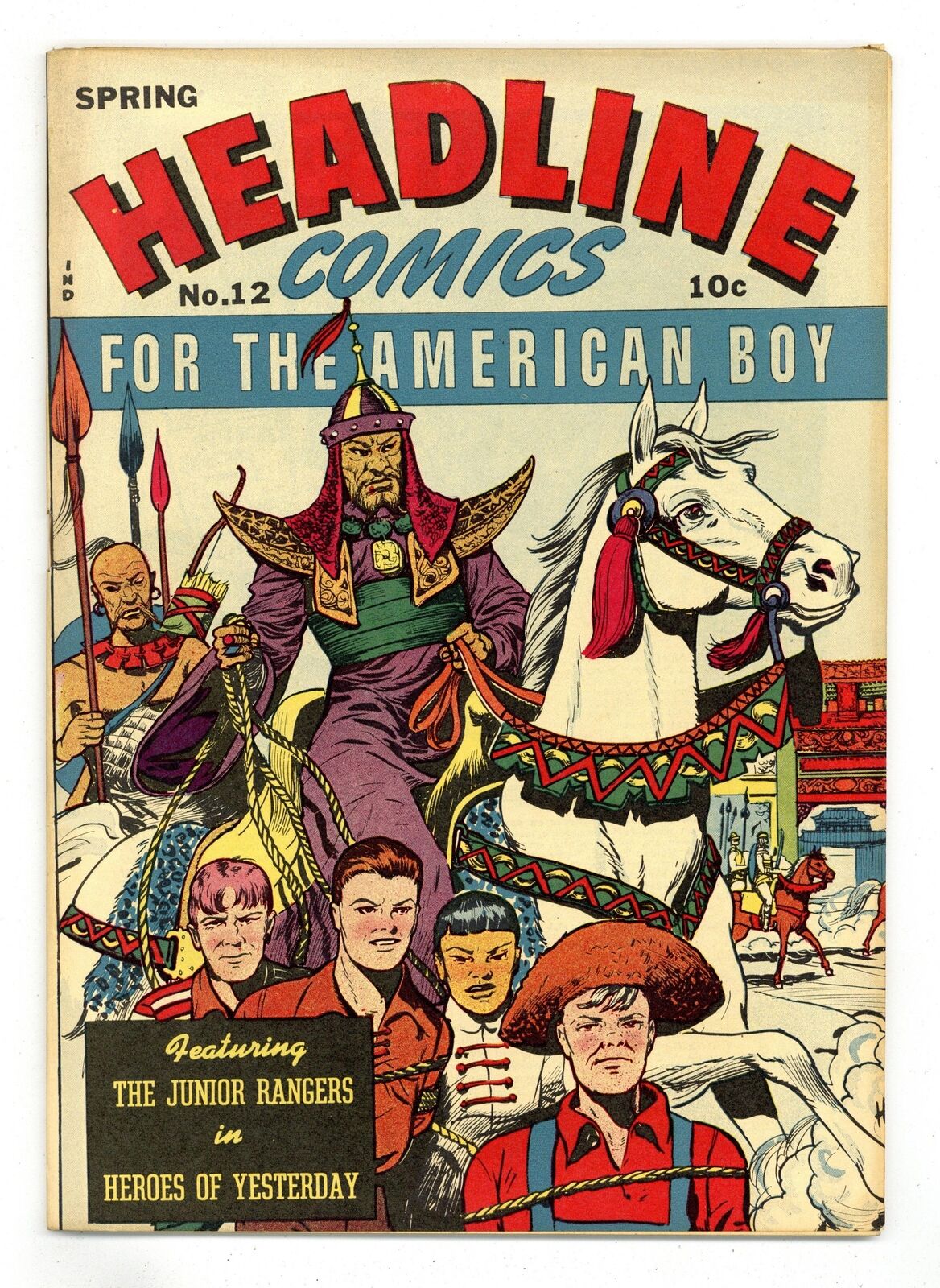 Headline Comics #12 FN- 5.5 1945