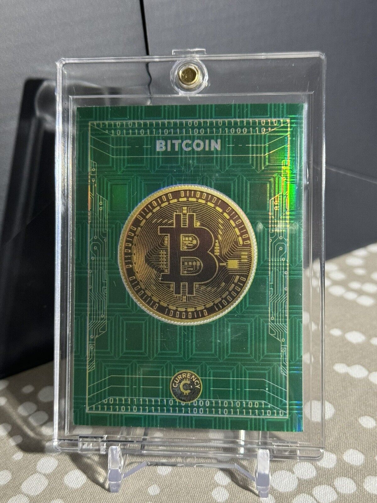2022 Cardsmiths Currency Series 1 #1 Bitcoin Emerald 89/99