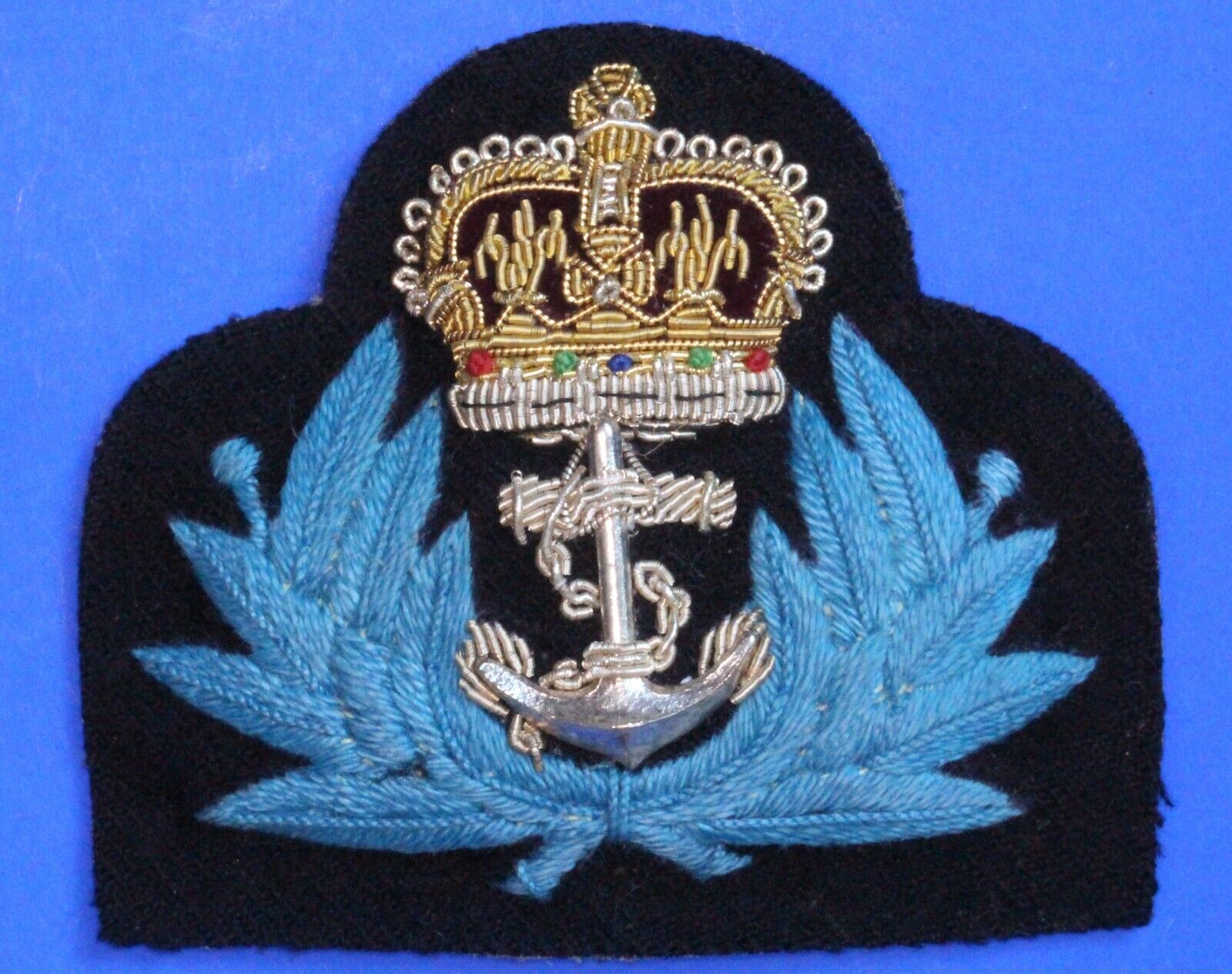 A Selection of Royal Navy Officer's Bullion Cap Badges  [RoyNav]