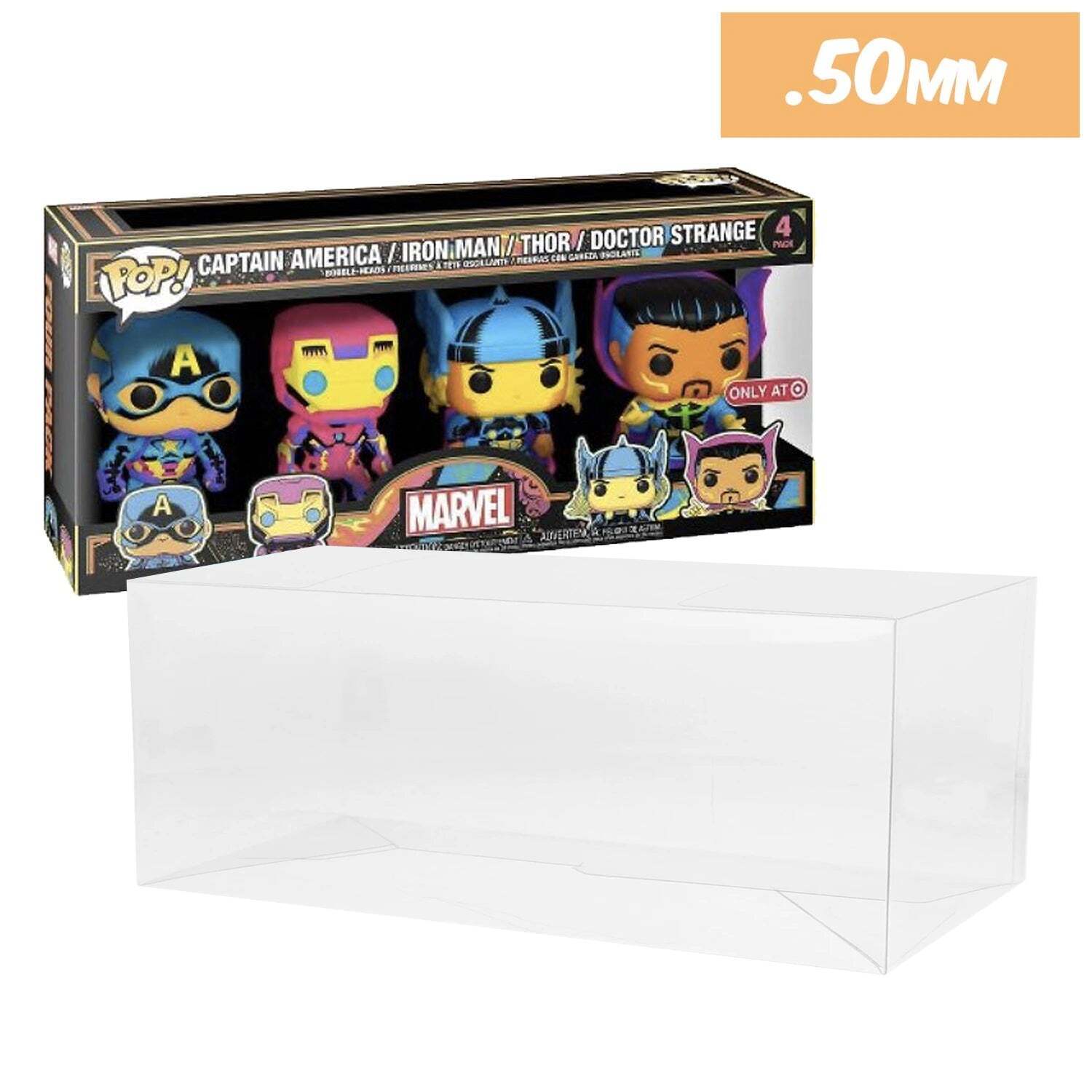 4PACK SMALL Pop Protectors for Funko (50mm thick)