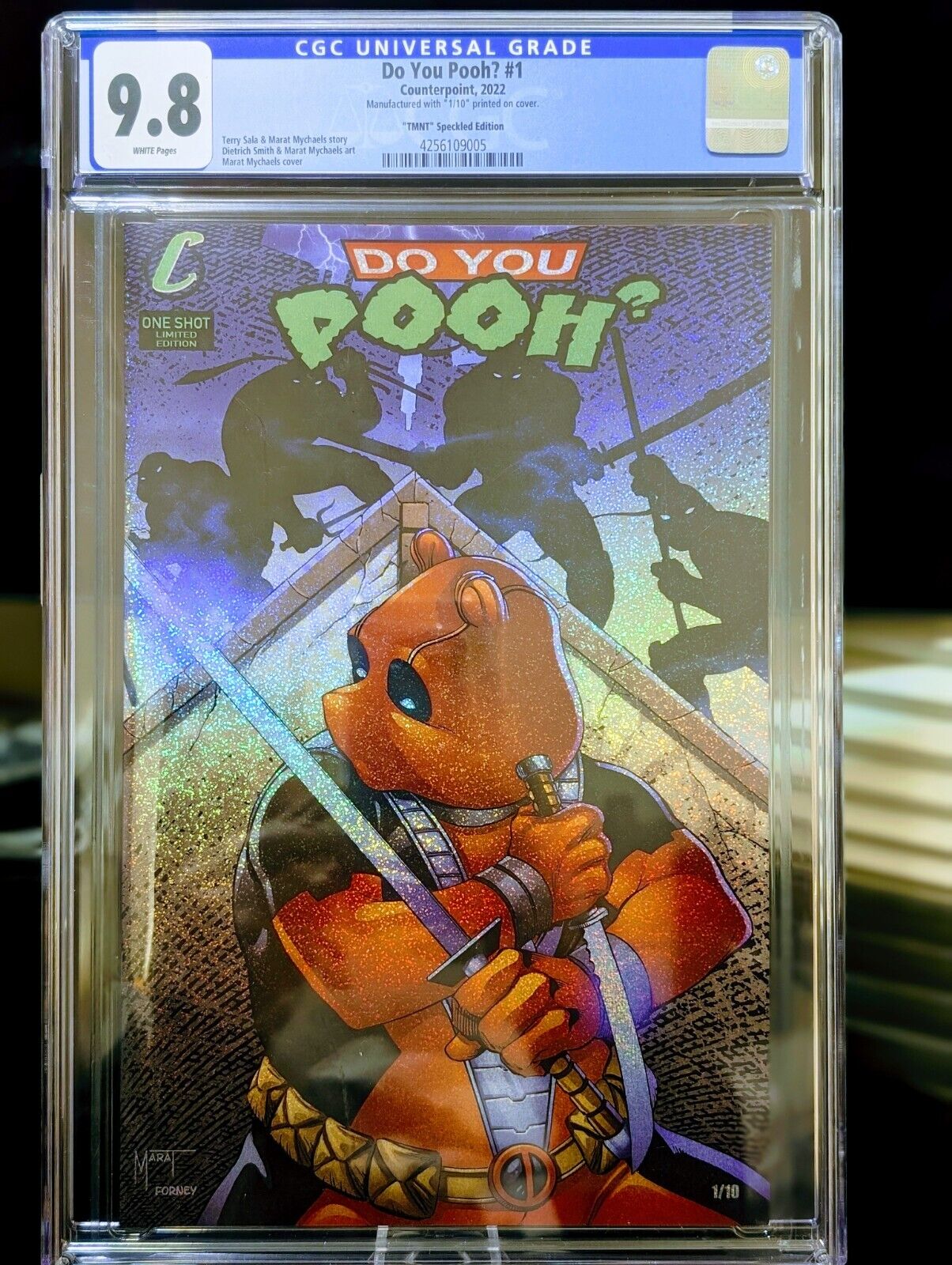 Do You Pooh #1 Very Limited 1/10 “TMNT” Speckled Edition CGC 9.8 #1 Out Of 10