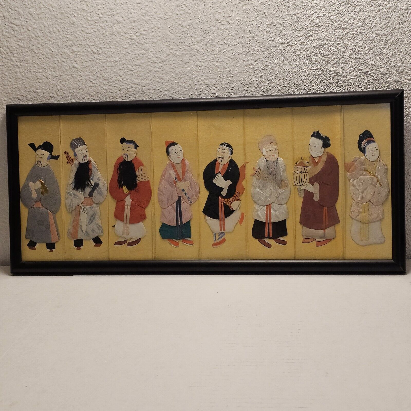 Immortals Of Eternity Vintage Chinese Mythological Beings Professionally Framed