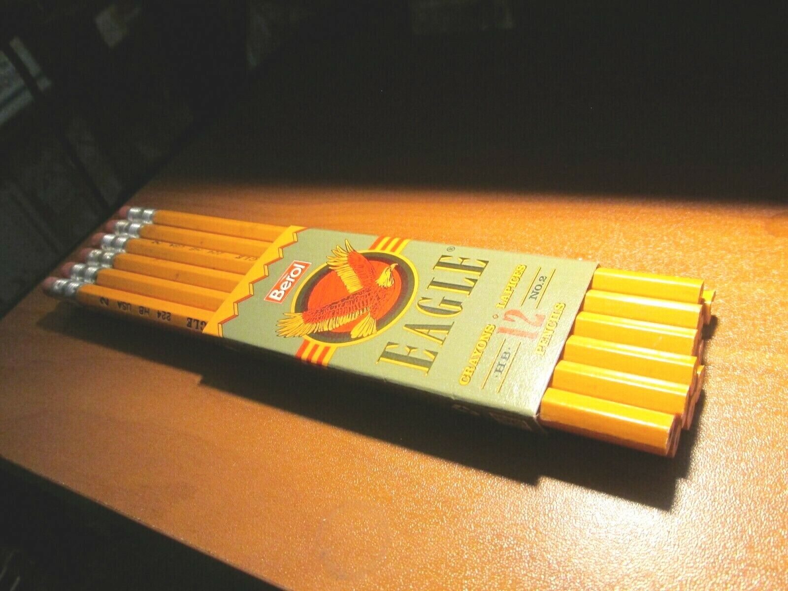 New Vintage 1993 Berol 12 Pencils HB #2 USA Made