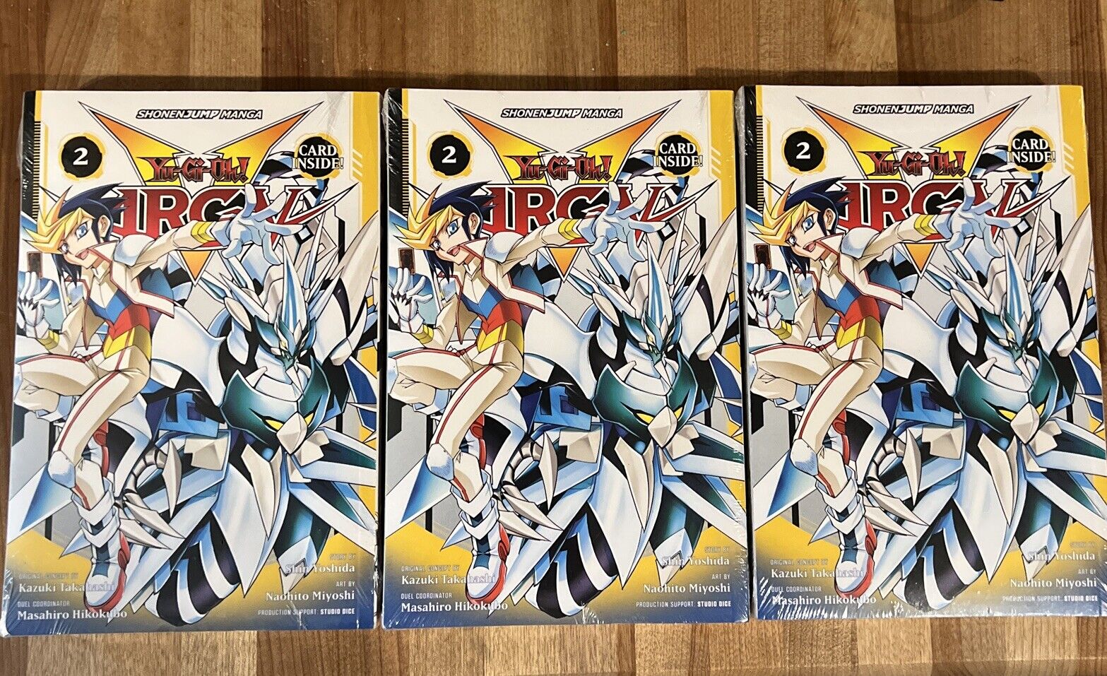 3x Sealed With Card Yu-Gi-Oh Arc-V, Vol. 2 (Paperback) Yu-Gi-Oh Arc-V