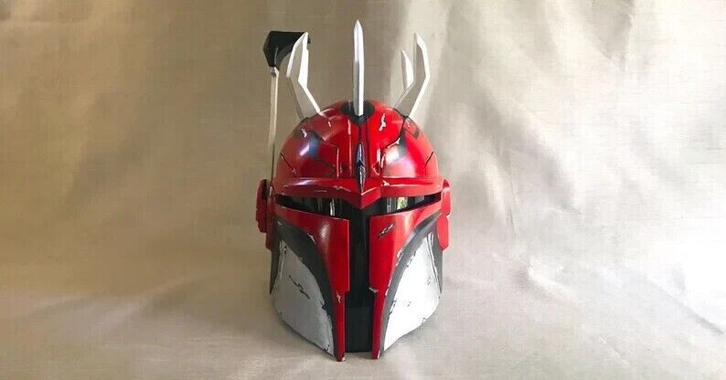 Mandalorian Helmet. Great for a Star Wars costume. The ‘Variant’ - Steel Helmet