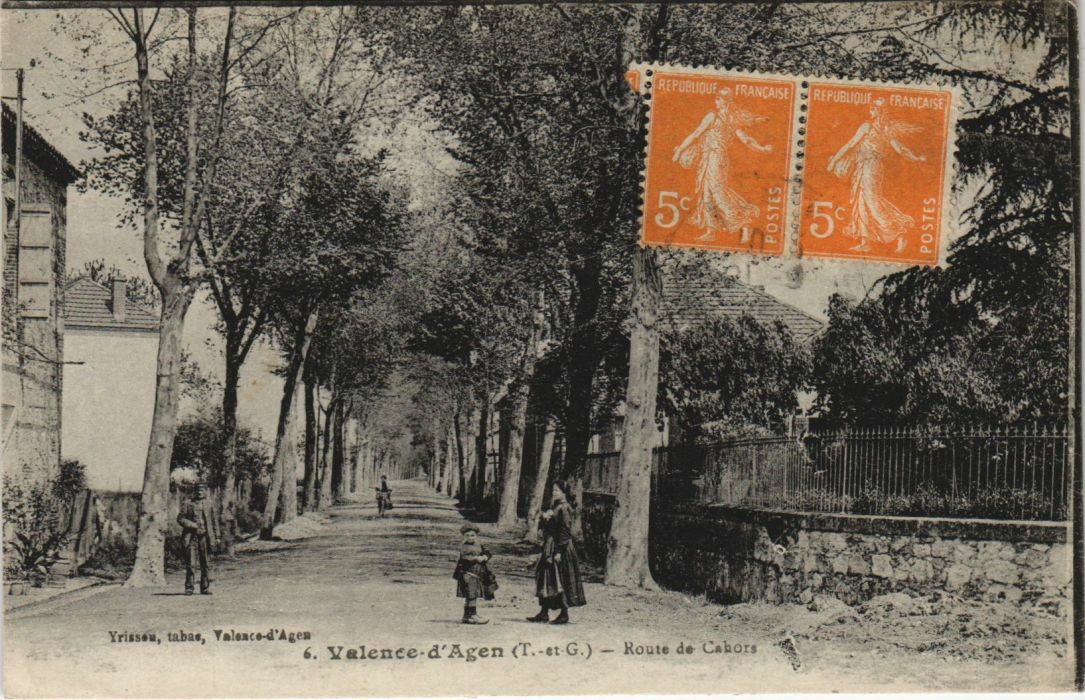 CPA VALENCE-D\'AGEN Route de Cahors (979359)