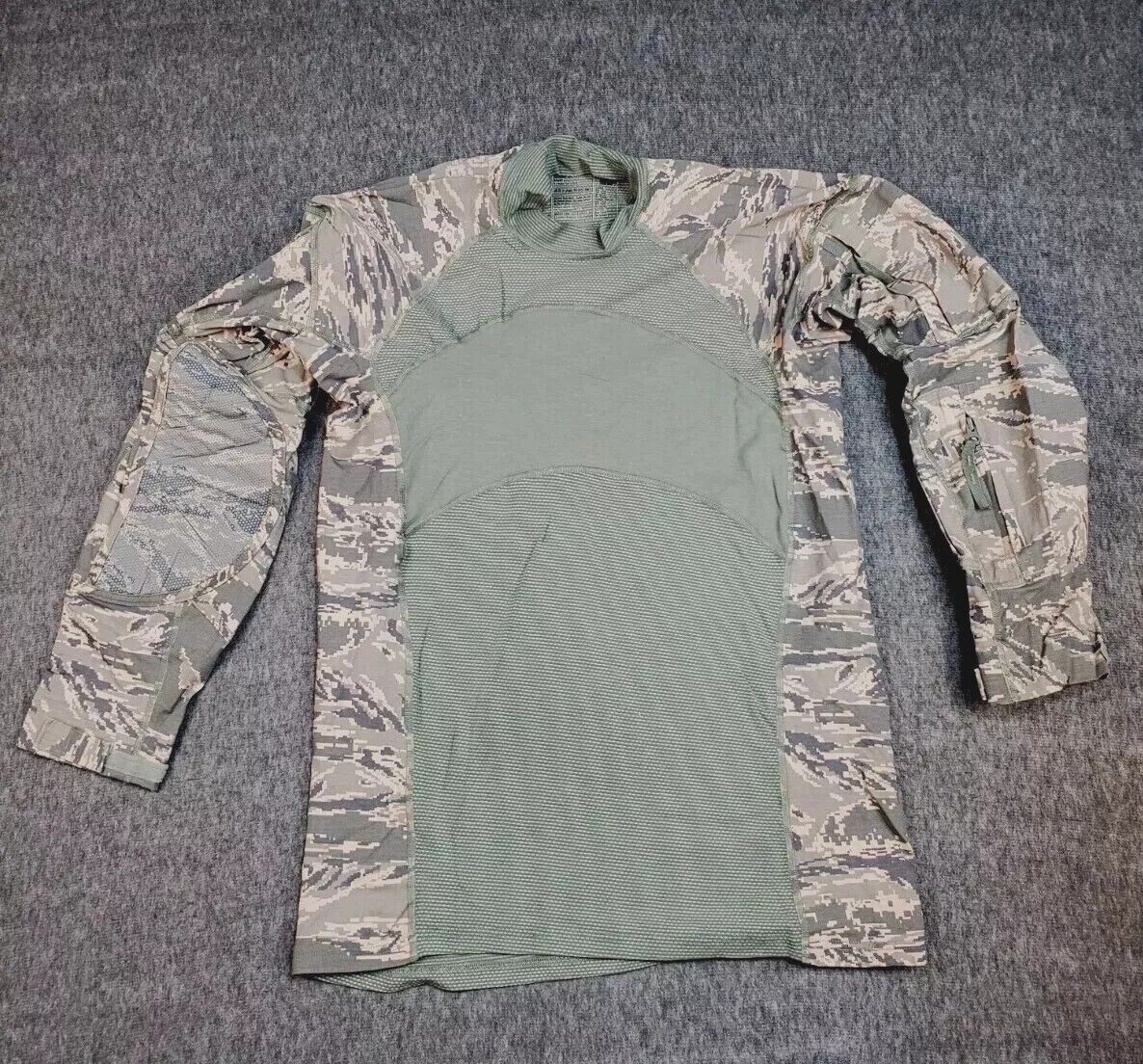 Massif Airman Battle Shirt Mens XL Camo ABU USAF Combat Flame Resistant Military