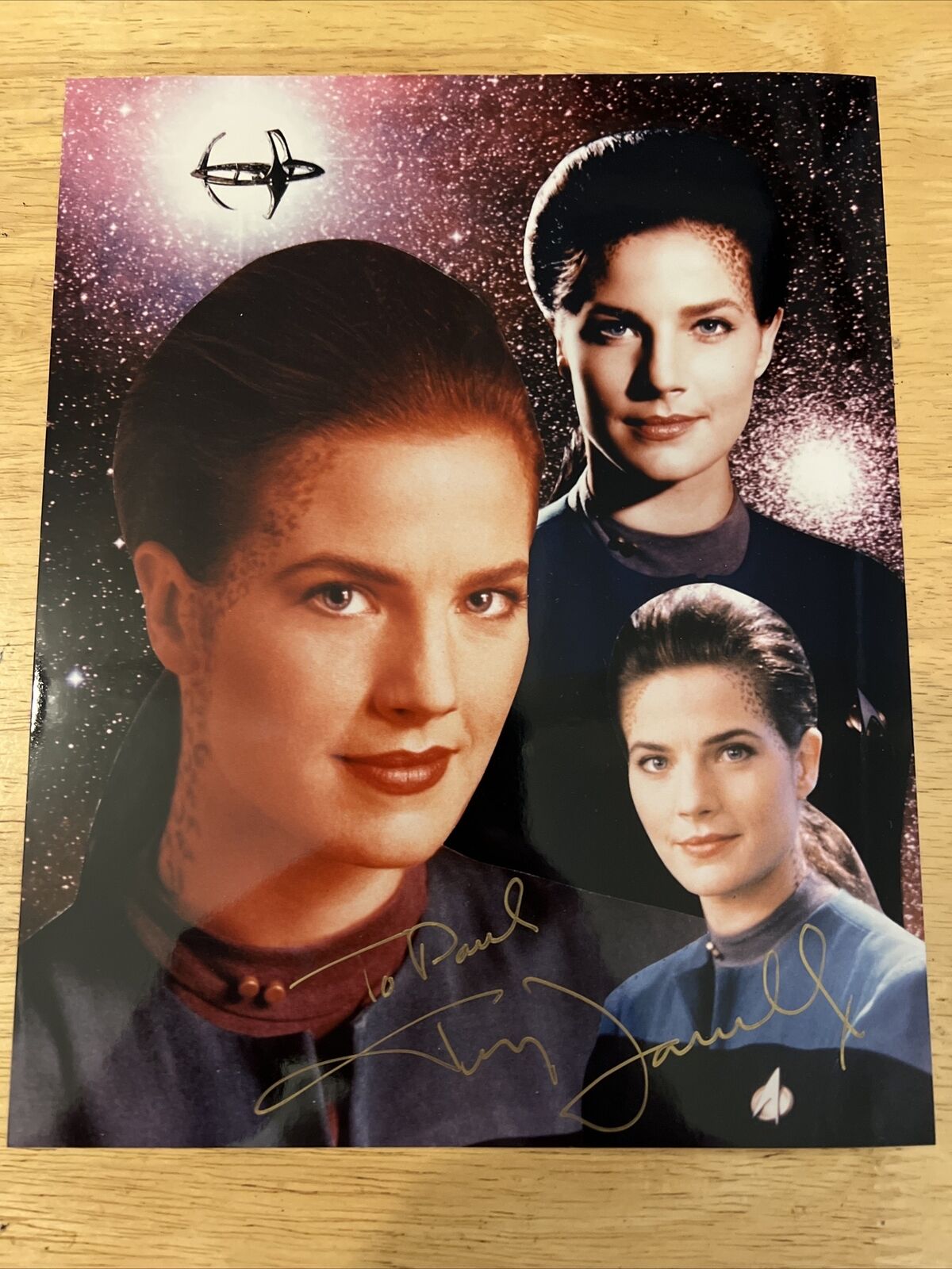 Terry Farrell Autographed Signed 8 X 10 Photo Star Trek