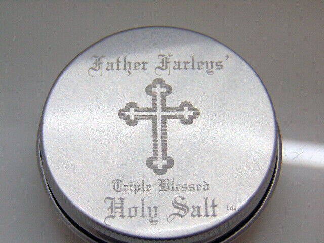 FATHER FARLEYS TRIPLE BLESSED HOLY SALT 1OZ .  LQQK NOW