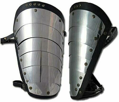 Medieval Upper Legs Thigh Warrior Steel Armor Leather LARP Fantasy Cosplay