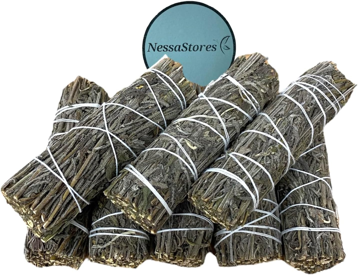 16 Dried Lavender Smudge Sticks, 4 Inch Hand Tied, All Natural, Ethically Source