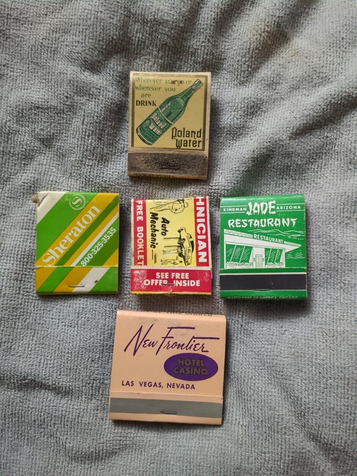 VTG Matchbooks & Boxes w/Matches Lot of 5