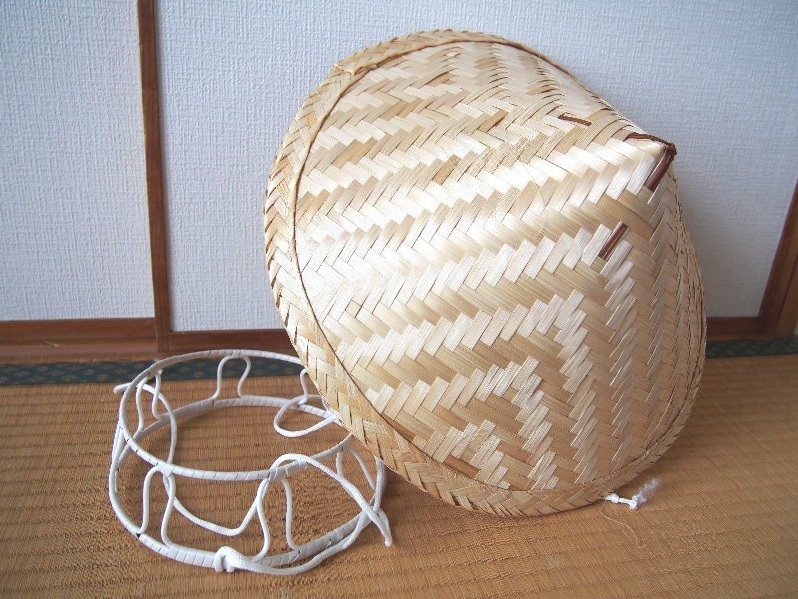 TAKEGASA Traditional Samurai Travel Bamboo Hat Dia 410mm Gotoku 