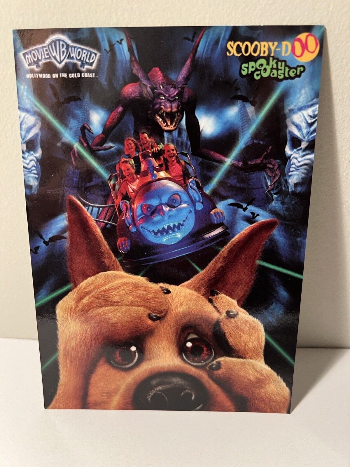 Scooby-Doo Movie Spooky Coaster Warner Brothers Movie World Australia Postcard