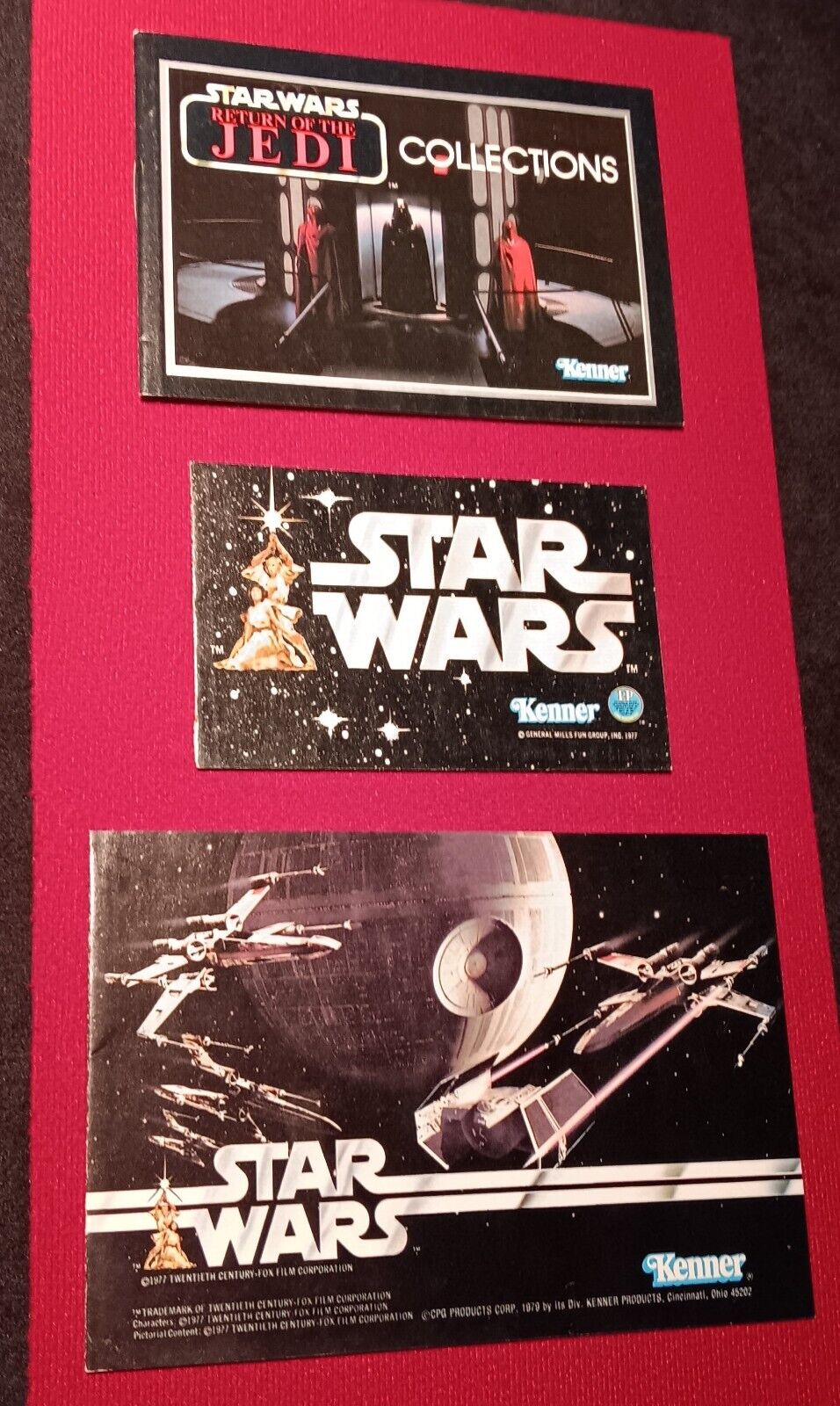RARE Vintage Star Wars Kenner Toy Booklet Set NM Early Bird