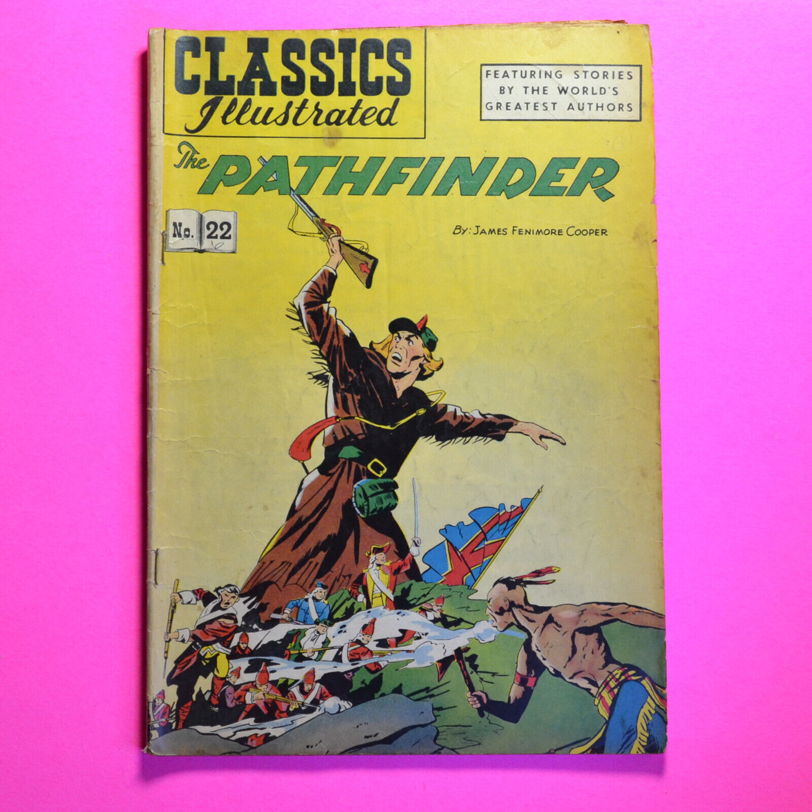 Classics Illustrated Comic Book #22 HRN 85 The Pathfinder, (No price on cover)