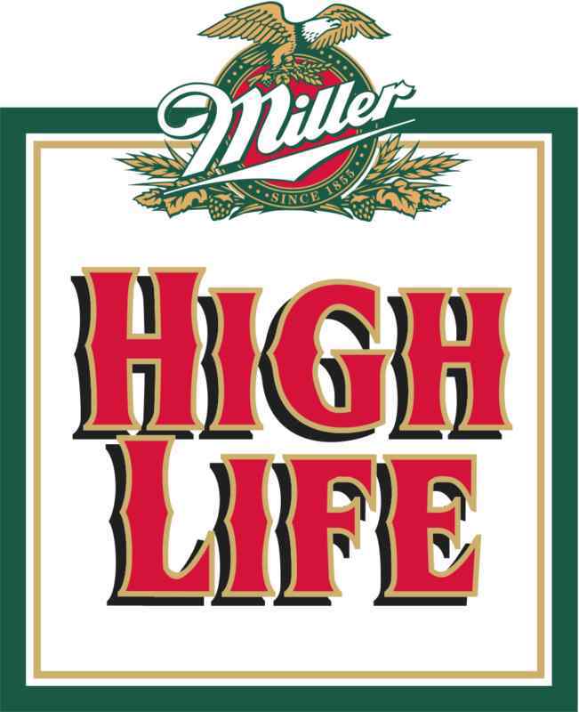 Miller High Life Vintage Vinyl Sticker Decal 6\