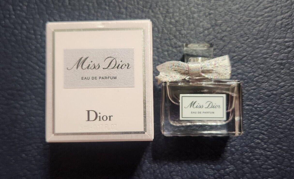 DIOR Miss Dior Eau De Parfum EDP Perfume  0.17 oz 5ml NEW IN BOX Mini TRAVEL SZ