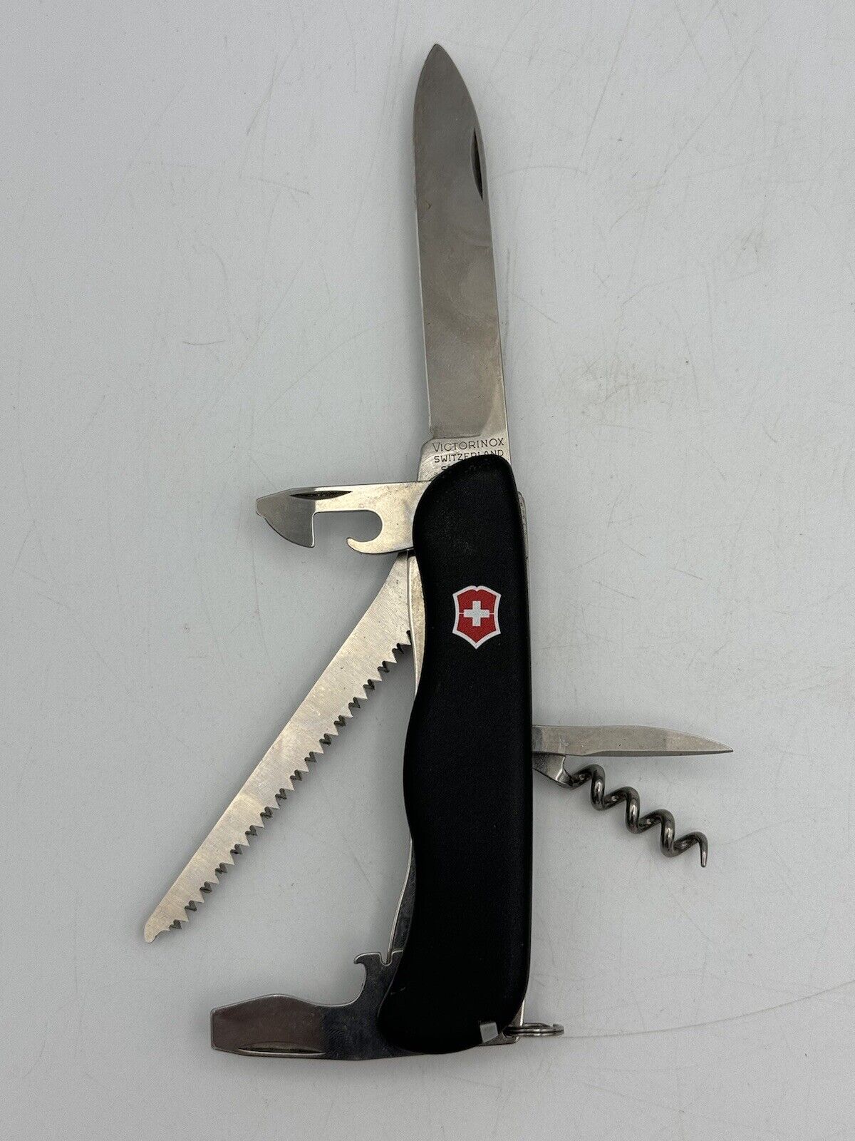 Victorinox Swiss Army DE-GM 9305797 Black Knife with Sheath