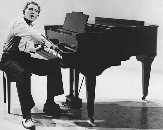 Rock and Roll JERRY LEE LEWIS \'The Killer\' Glossy 8x10 Photo Famous Singer Print