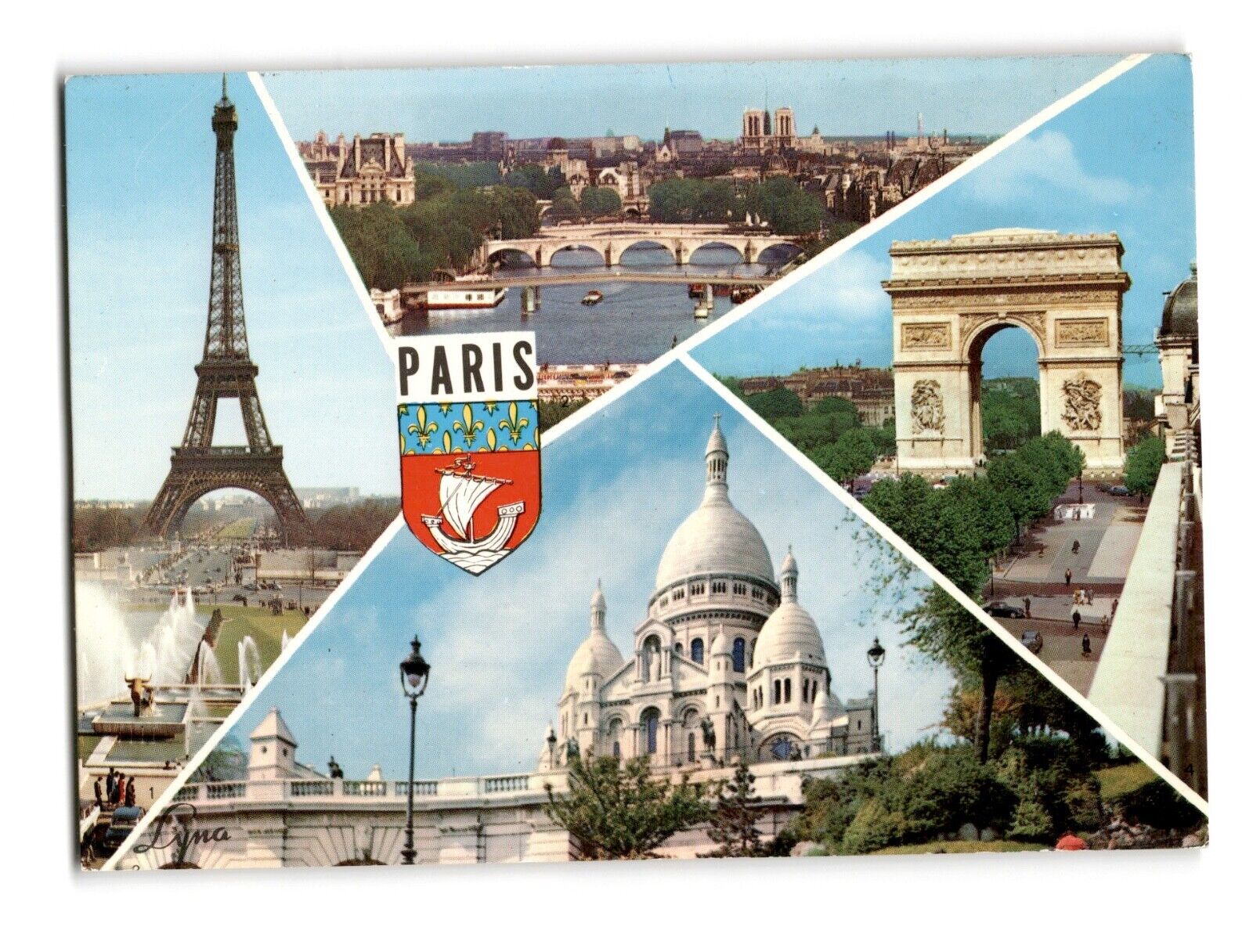 Paris, France Vintage Chrome Postcard