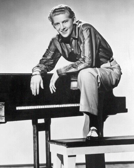 Rock and Roll JERRY LEE LEWIS 'The Killer' Glossy 8x10 Photo Famous Singer Print