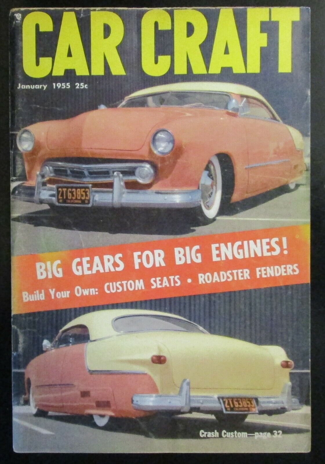 Car Craft Magazine January 1955