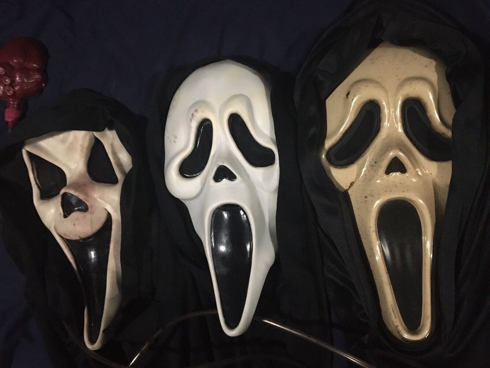 Vintage Scream Ghostface Mask Lot RDS Look-Alike Fun World Easter Unlimited Vtg