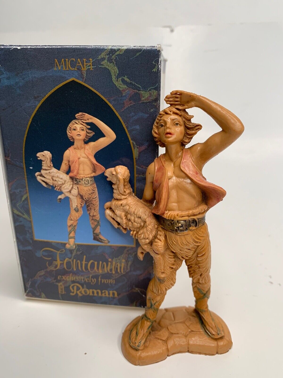 Fontanini MICAH Roman Italy Heirloom Nativity 5” Collection 1983  w/ box