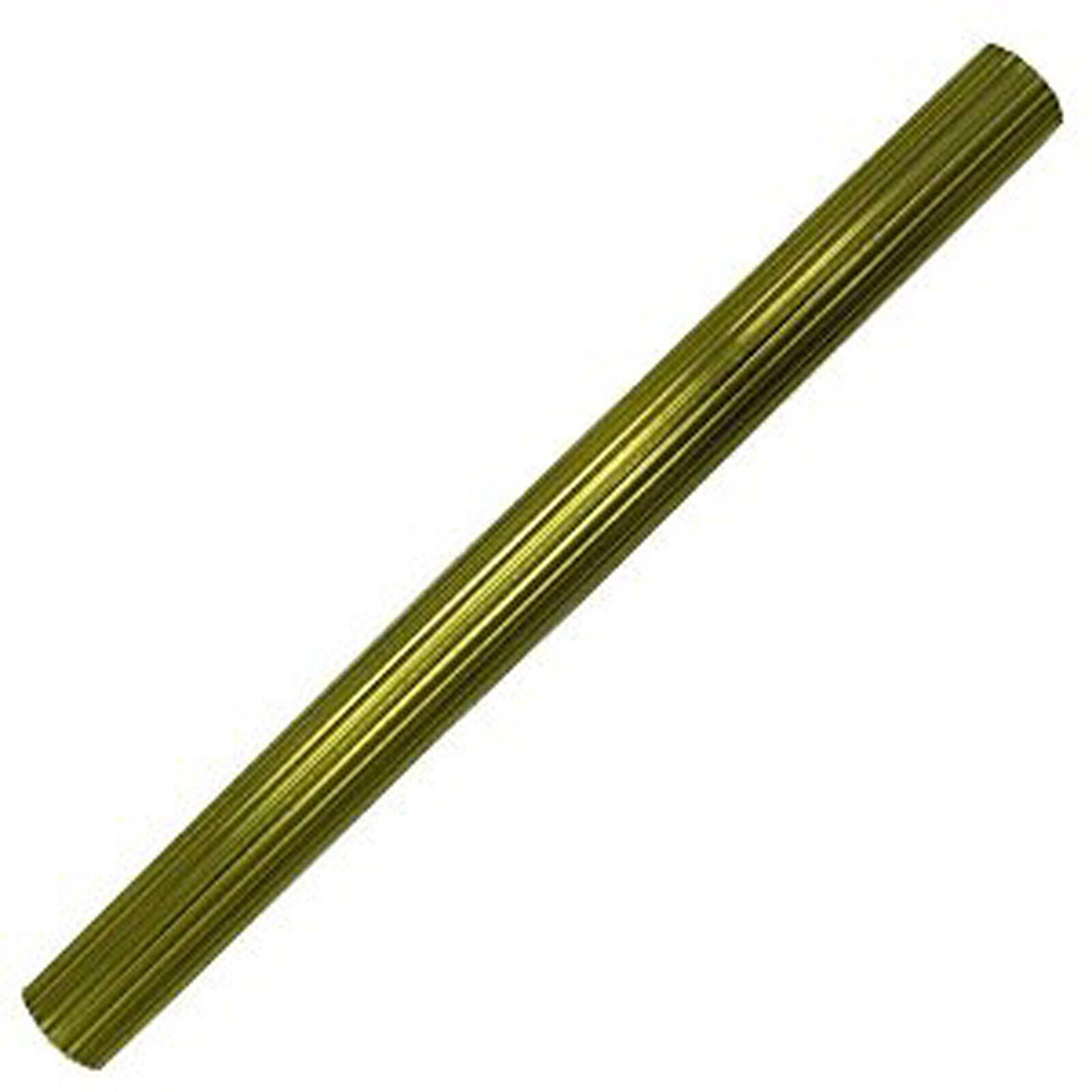 REEDED BRASS TUBE. Inside diameter is 18mm and the outside 20mm overall. 9\